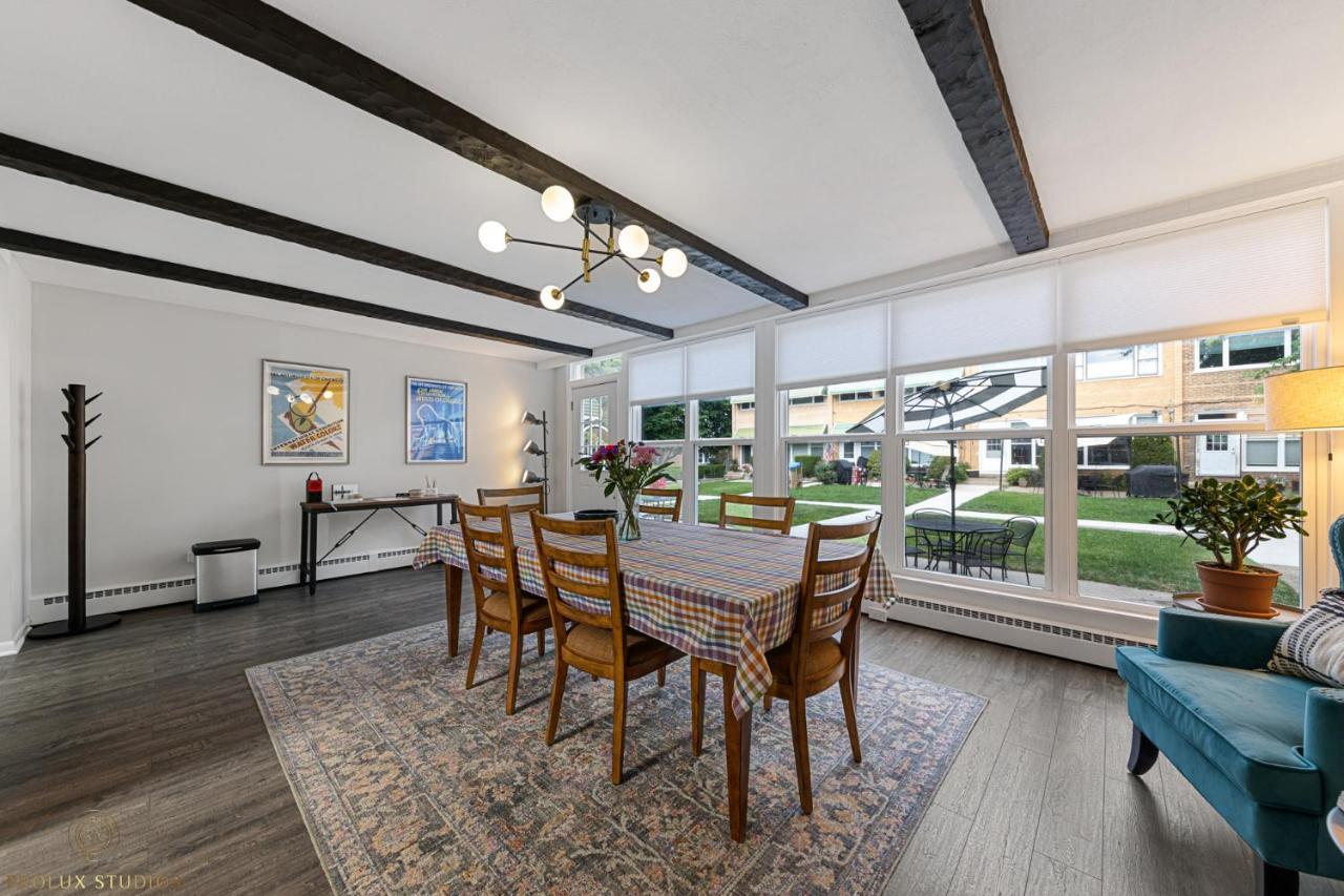 فيلا Northside Famlynest Lincoln Sq 4Br 2Ba 2P Rare Find شيكاغو المظهر الخارجي الصورة