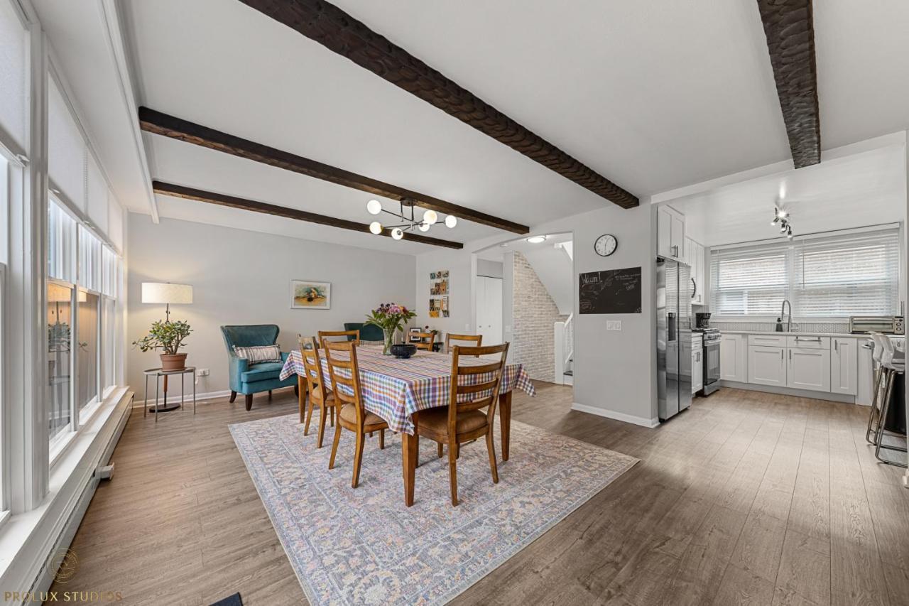 فيلا Northside Famlynest Lincoln Sq 4Br 2Ba 2P Rare Find شيكاغو المظهر الخارجي الصورة